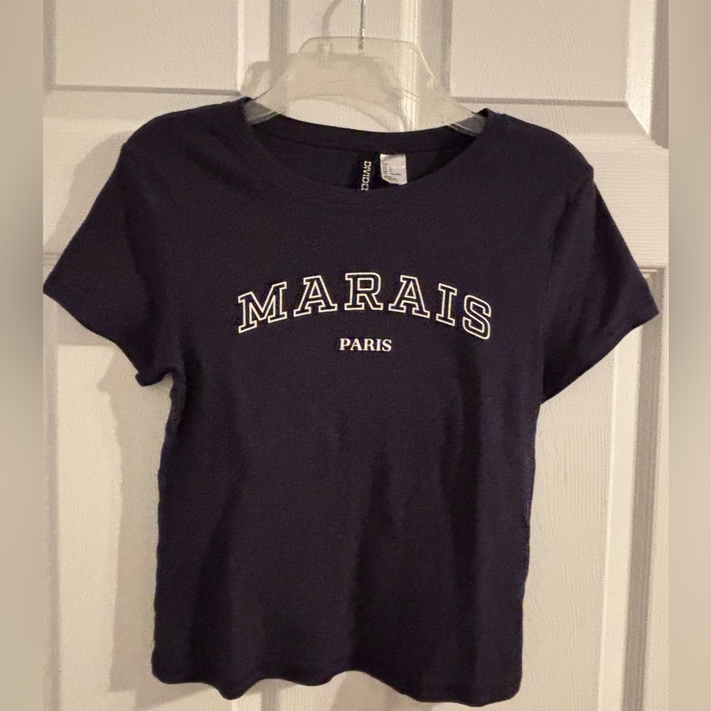 Divided by H&M navy tee in Large